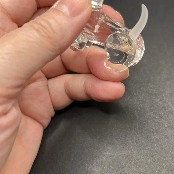 Swarovski Silver Crystal Scottish Terrier. Perfect little dog with frosted tail. - Picture 8 of 9